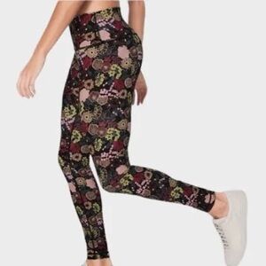 Lululemon Athletica | Floral Leggings - Black, Pink, Yellow